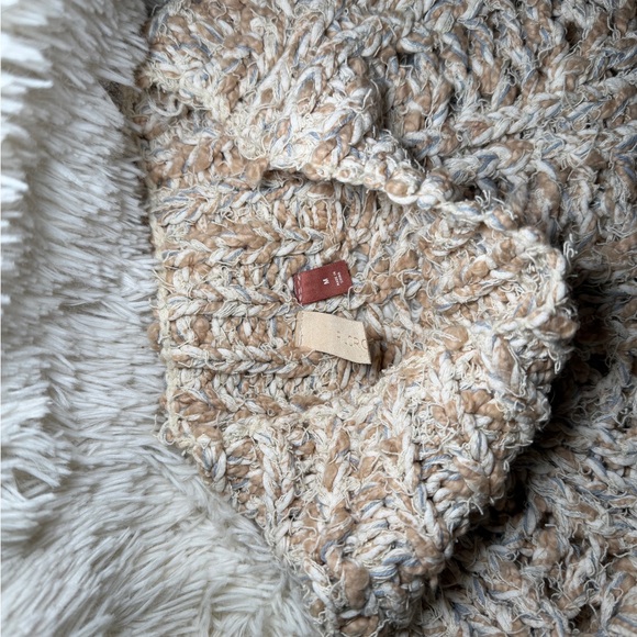 Anthropologie Cozy Marled Beige Knit Sweater - Women - Picture 5 of 5